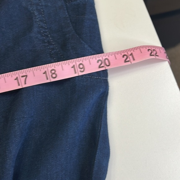 BANANA REPUBLIC VEST JACKET WOMENS SMALL DARK WASH BLUE - Picture 11 of 12